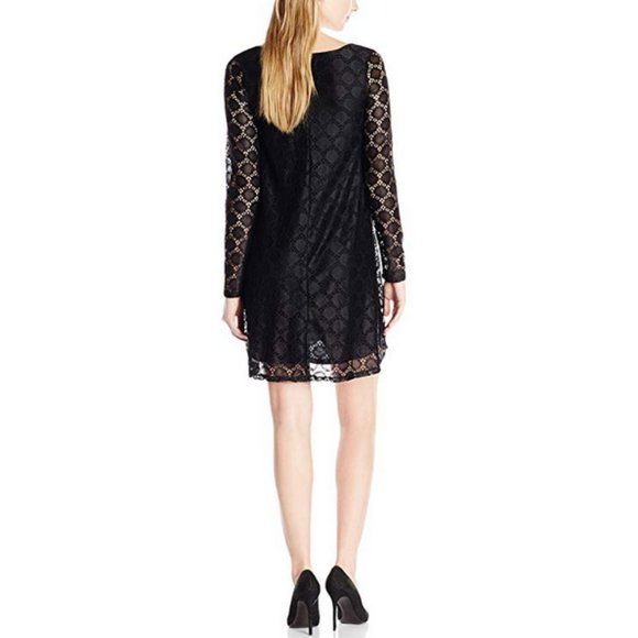 INGRID & ISABEL Black Lace Maternity Dress - Picture 8 of 8